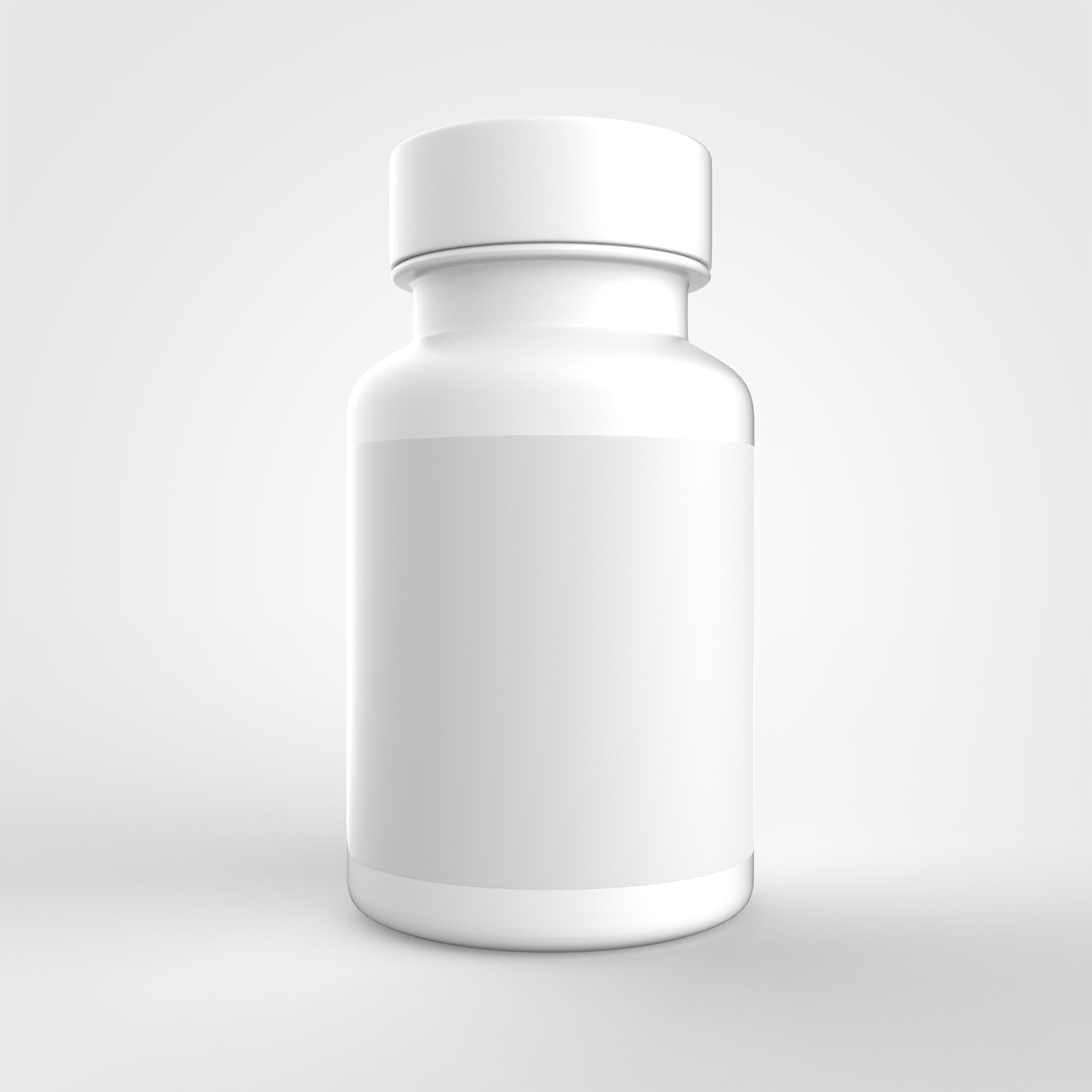 Bottle for vitamins or pills and dietary supplements 3D model_15