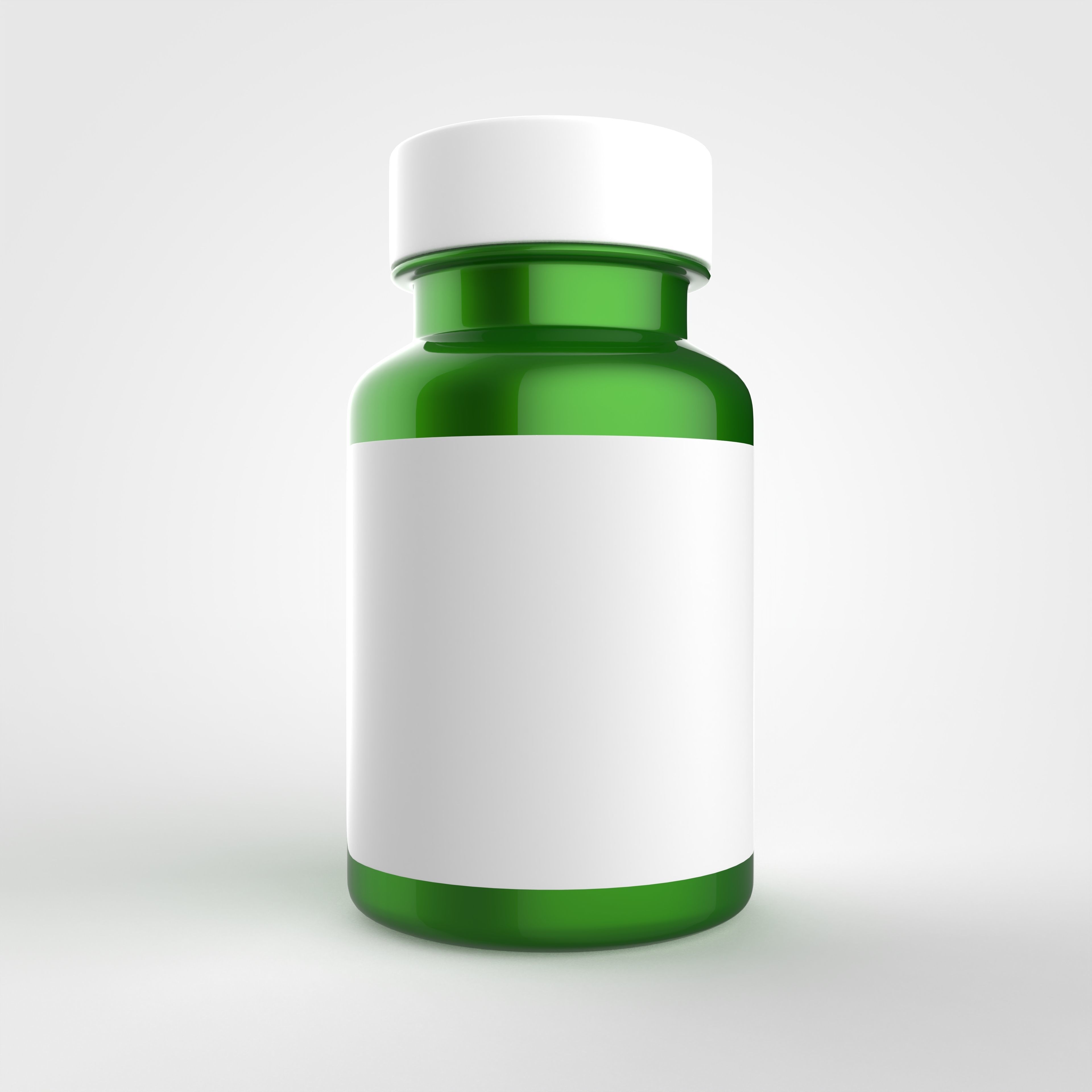 Bottle for vitamins or pills and dietary supplements 3D model_8