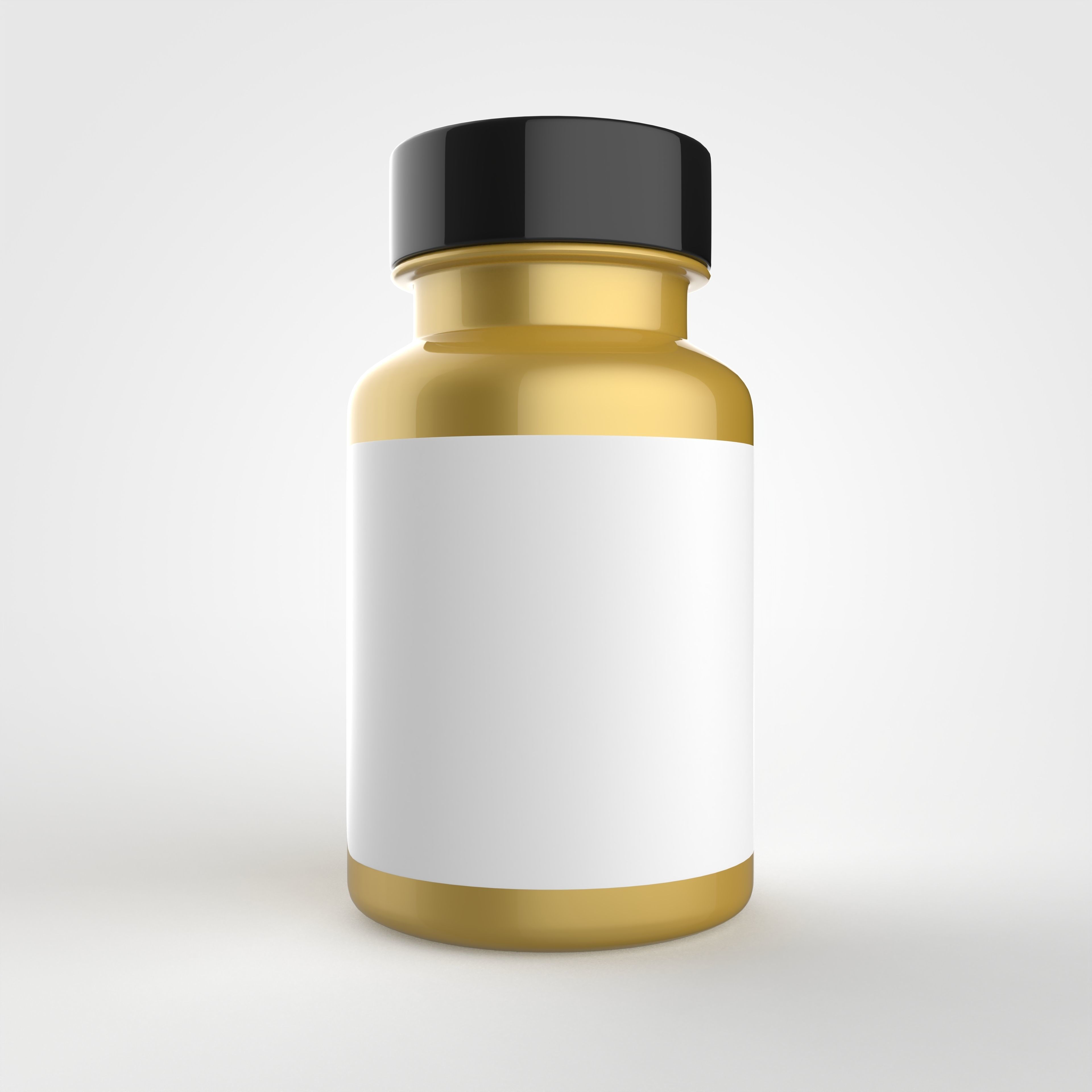Bottle for vitamins or pills and dietary supplements 3D model_11