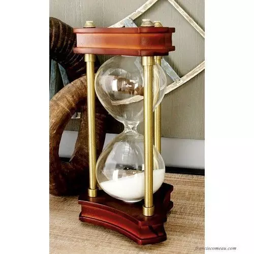 Sand Timer Hourglass 3D model_0