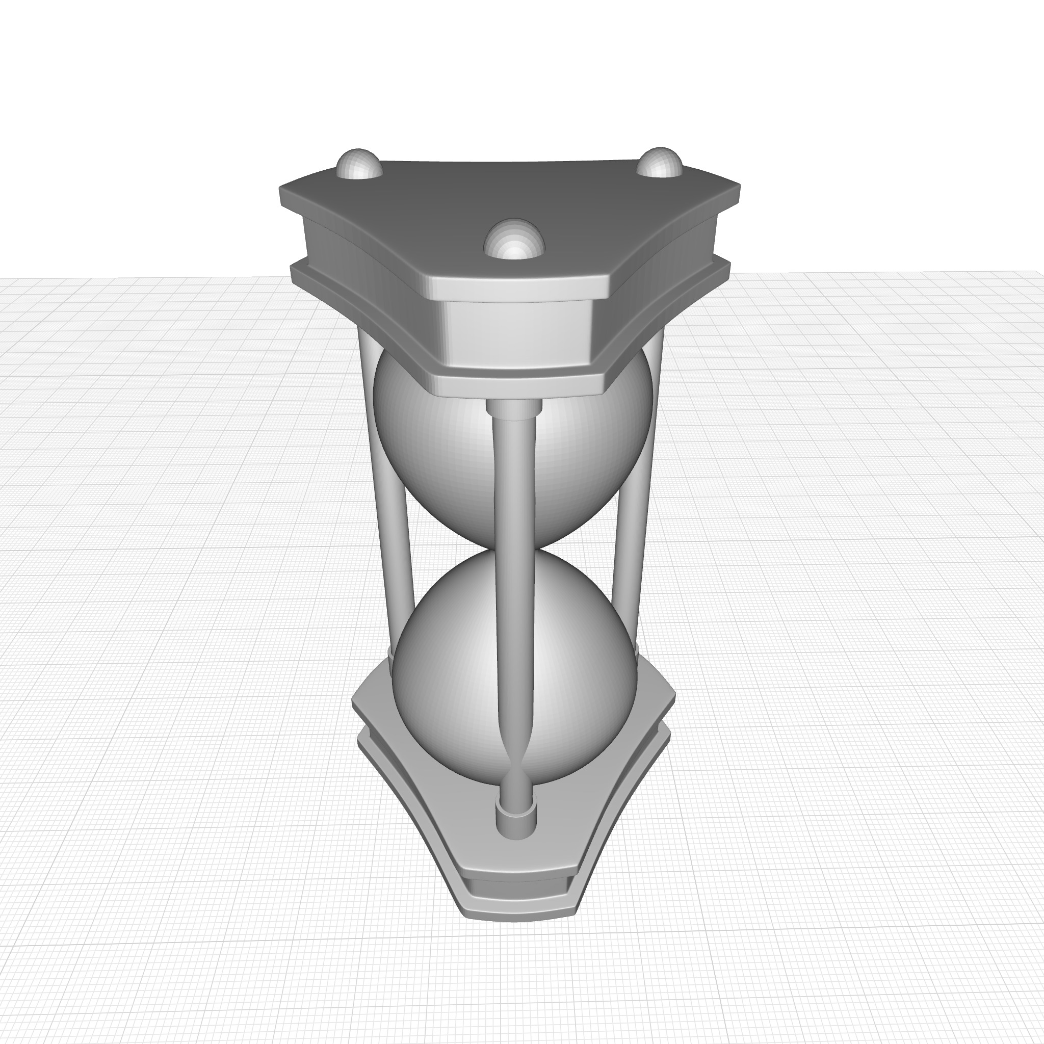 Sand Timer Hourglass 3D model_3
