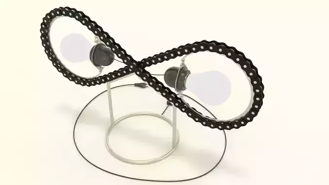Industrial lamp infinity 3D model