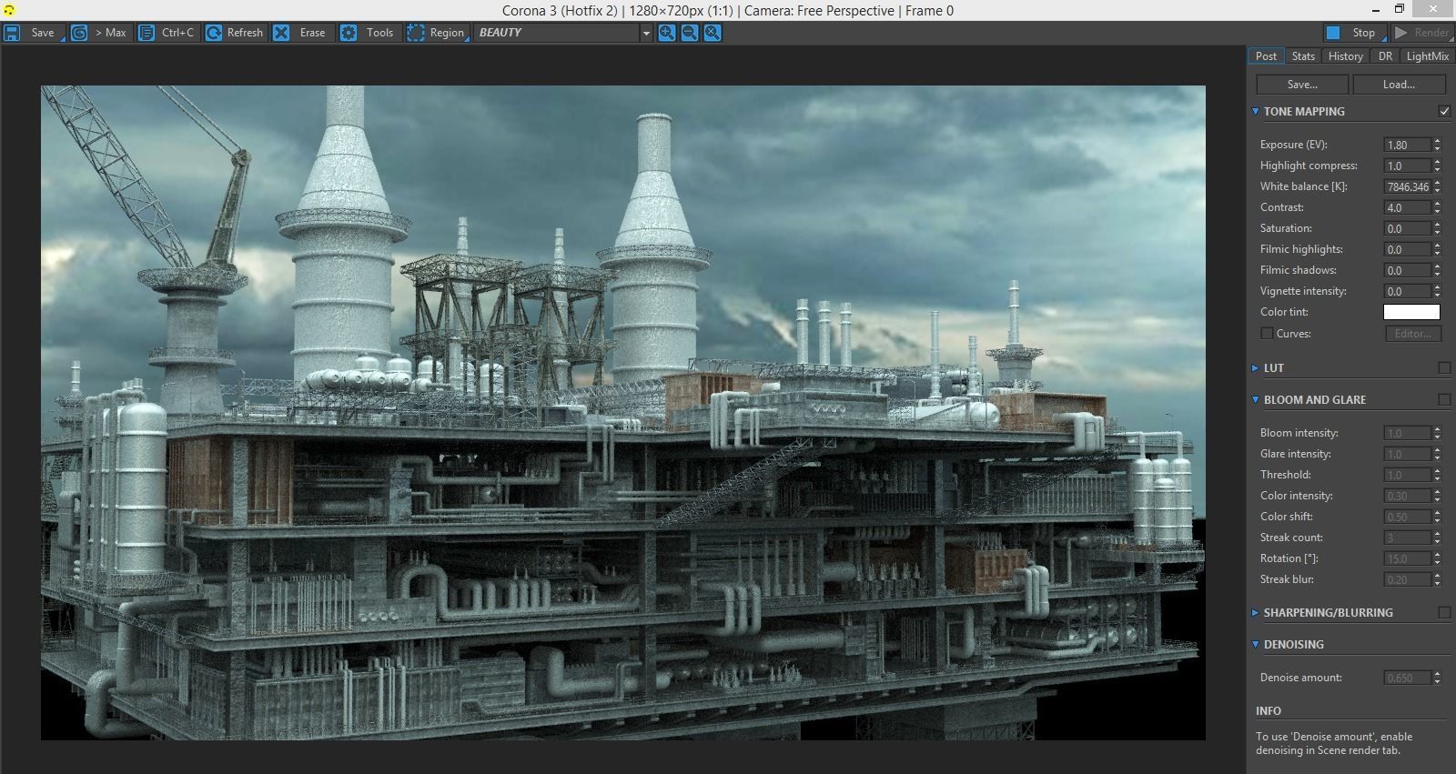 oil platform 3D model_10