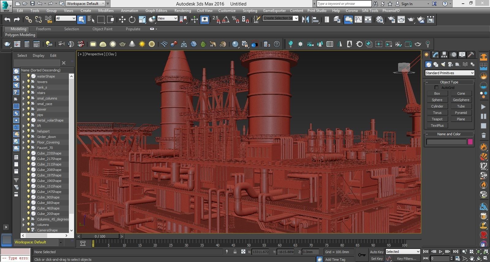 oil platform 3D model_11