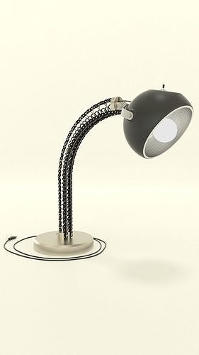 Industrial desk lamp 3D model