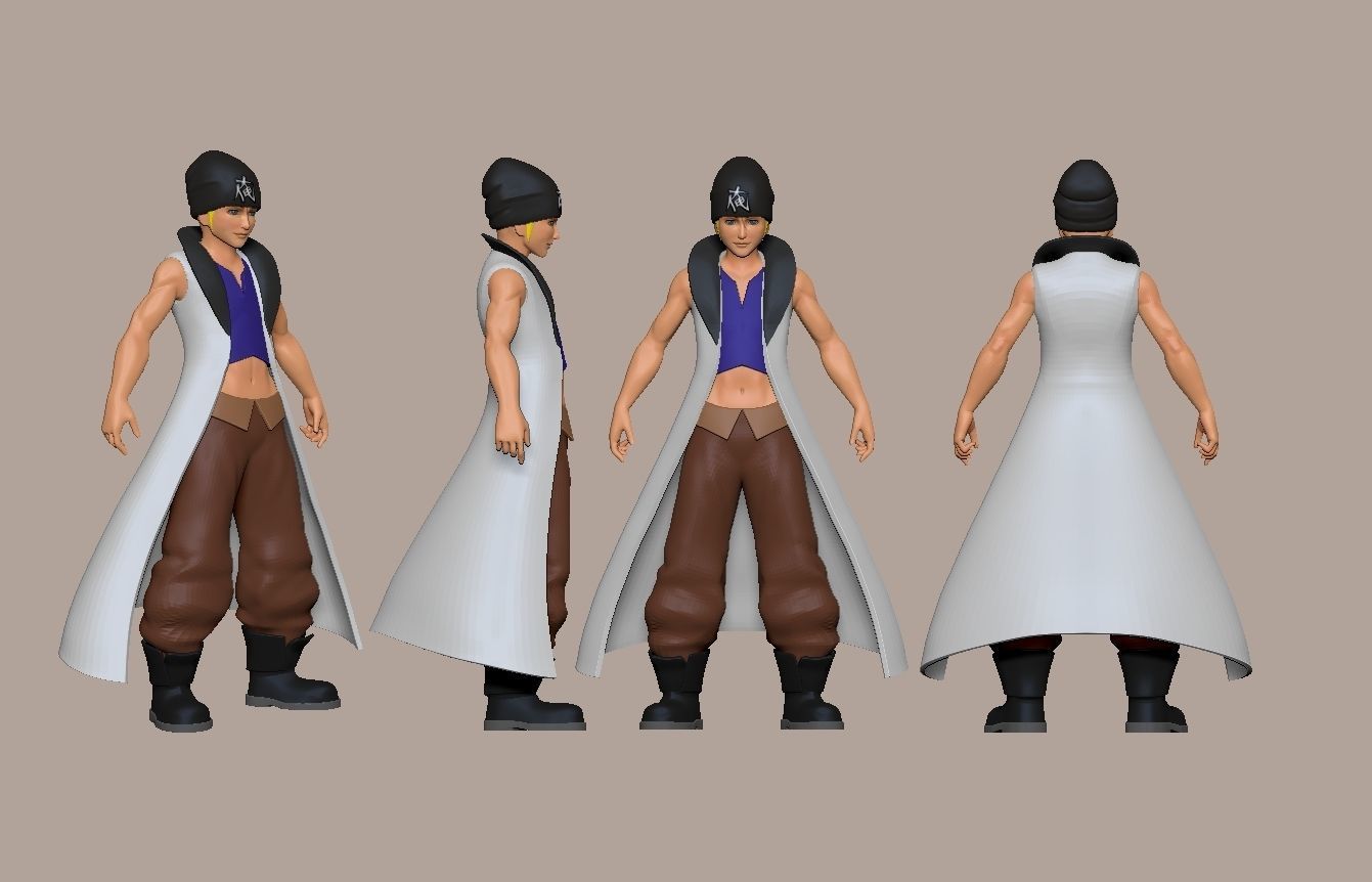 seifer kingdom hearts 3D print model_2