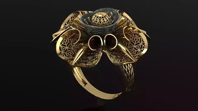 ring gold Jewelery 3D print model