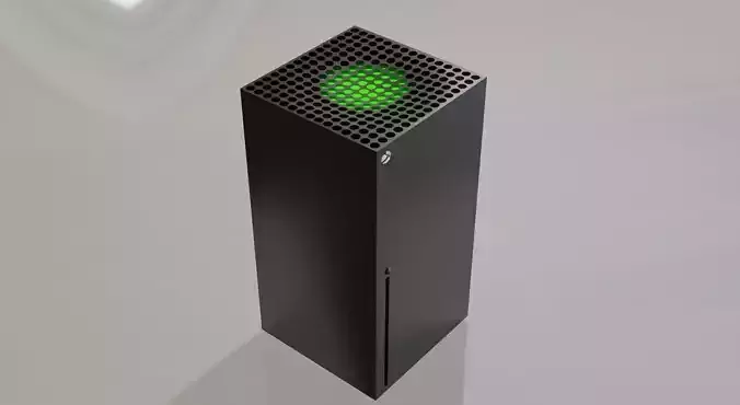 Xbox series-X Free low-poly 3D model