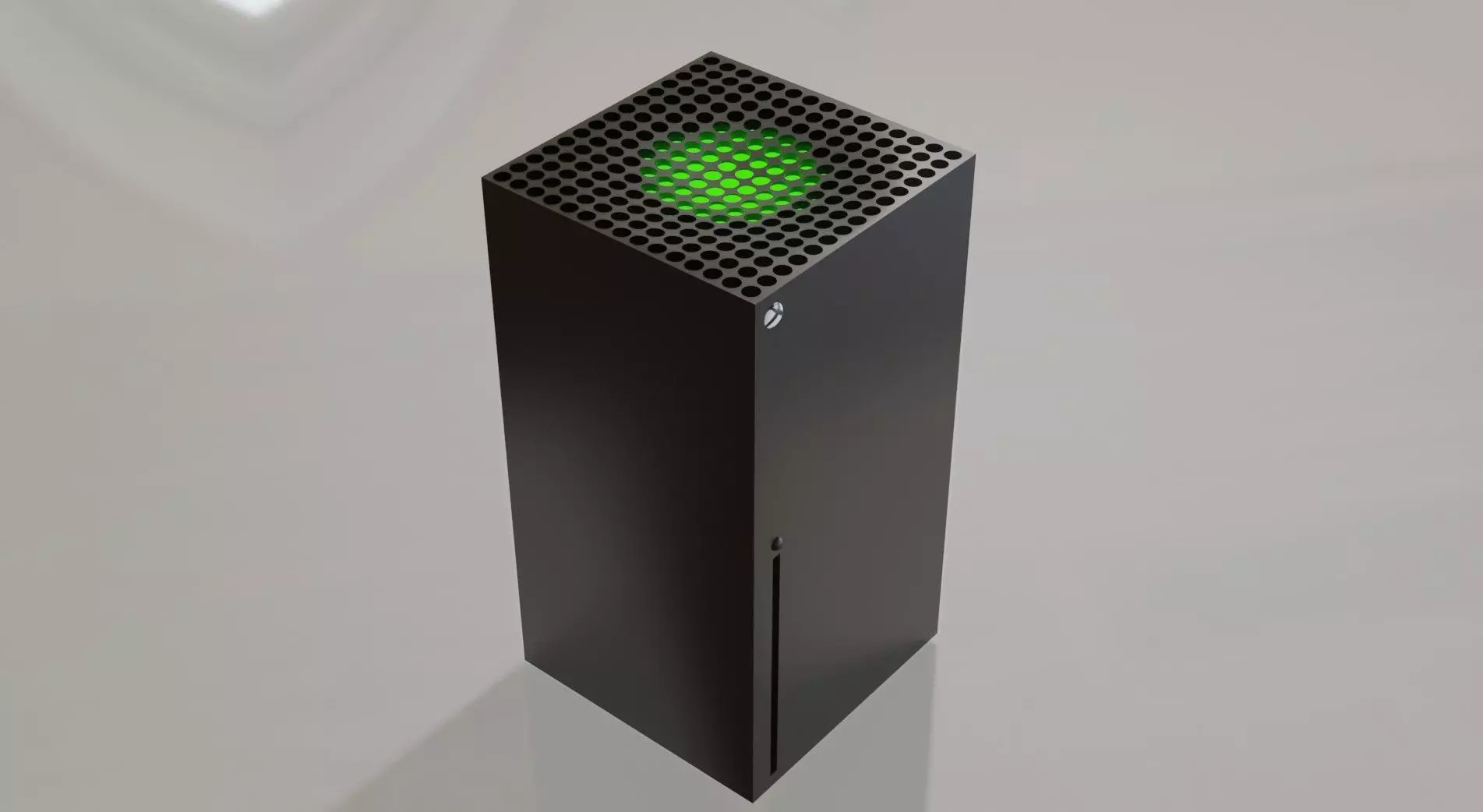 Xbox series-X Free low-poly 3D model_0