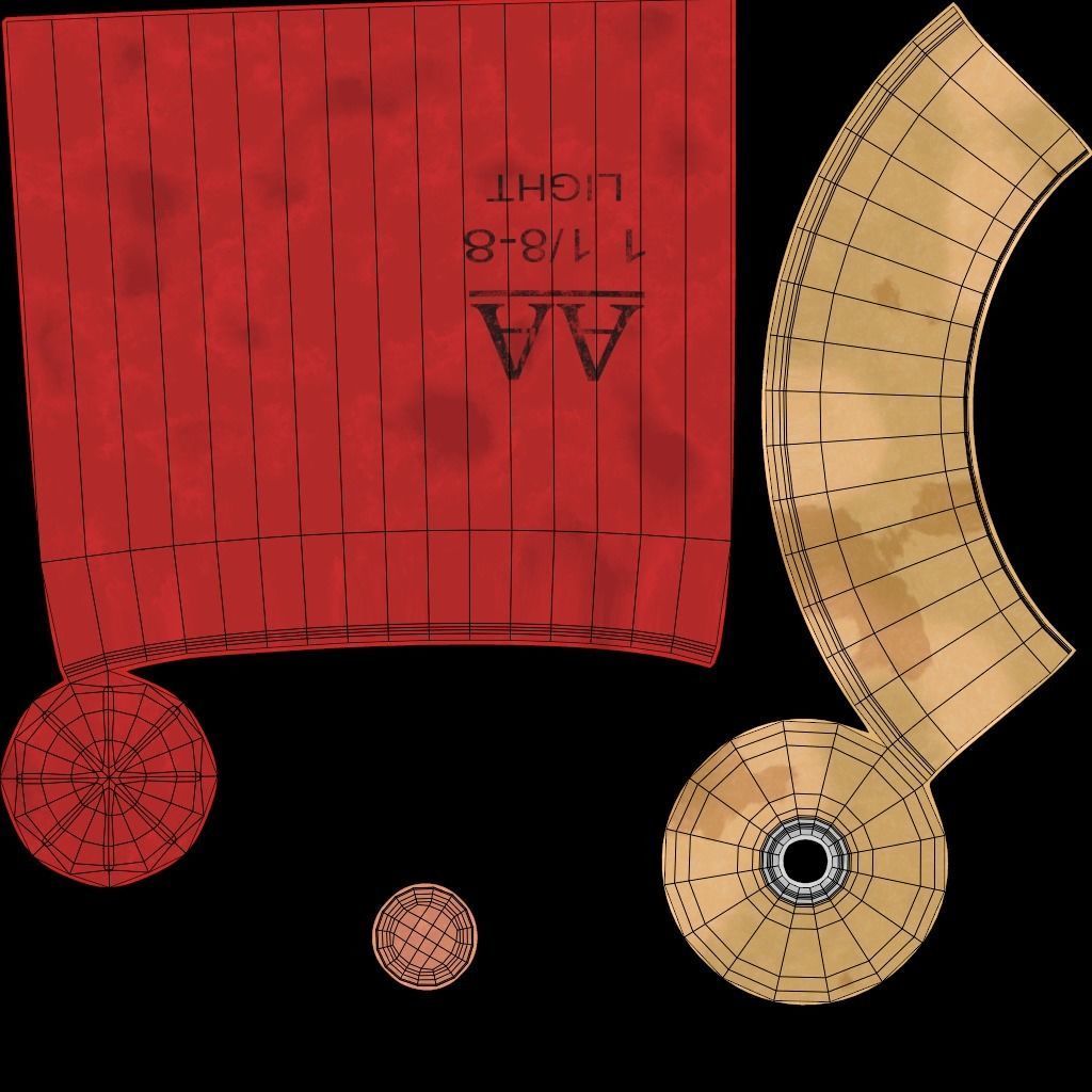 Pack of common ammunition 3D model_12