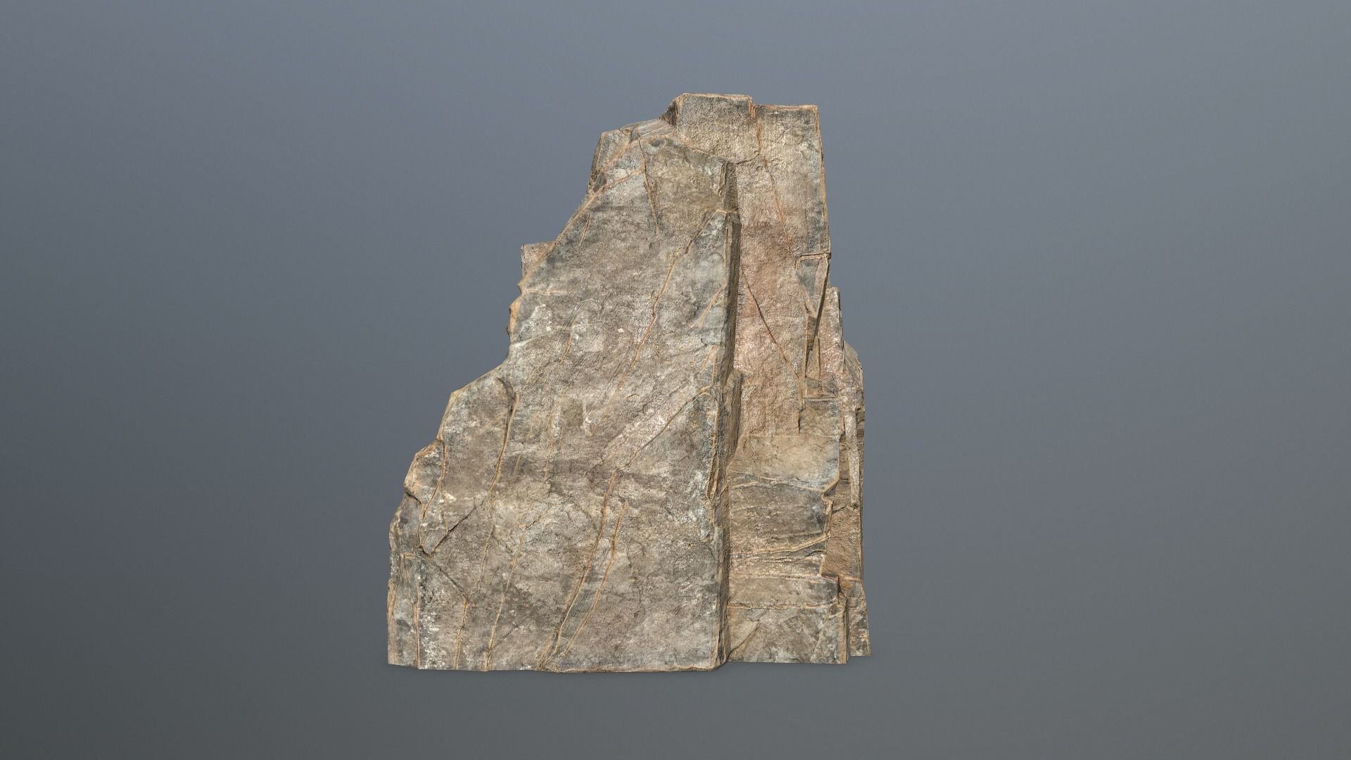 Rock Set Low-poly 3D model_8