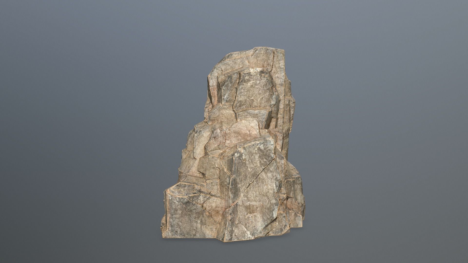 Rock Set Low-poly 3D model_15