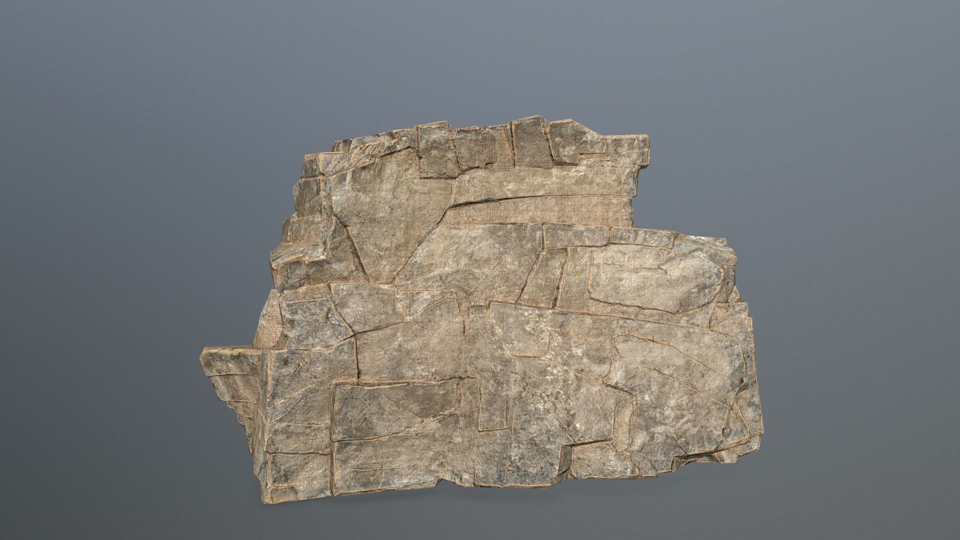 Rock Set Low-poly 3D model_21