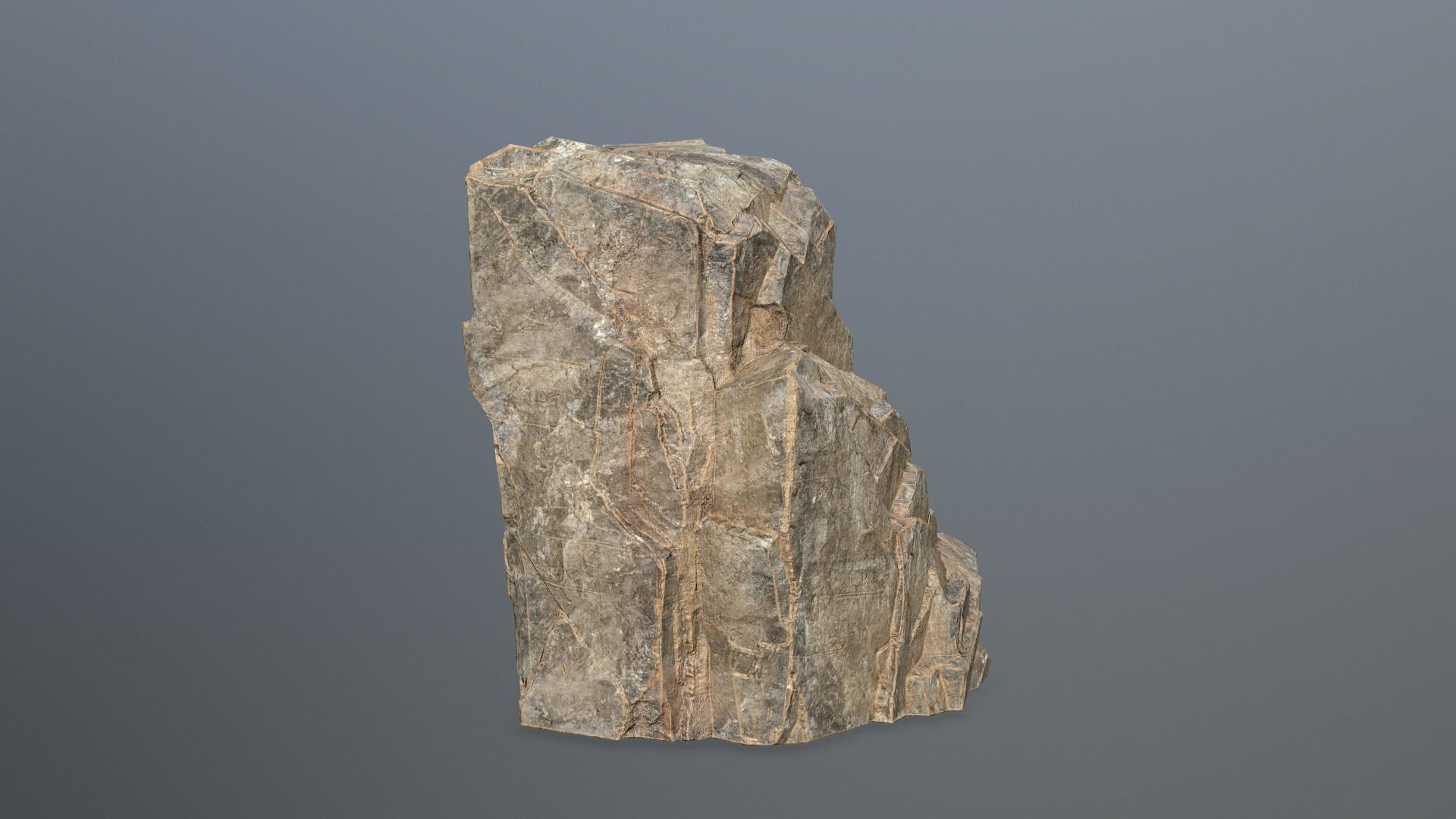 Rock Set Low-poly 3D model_13