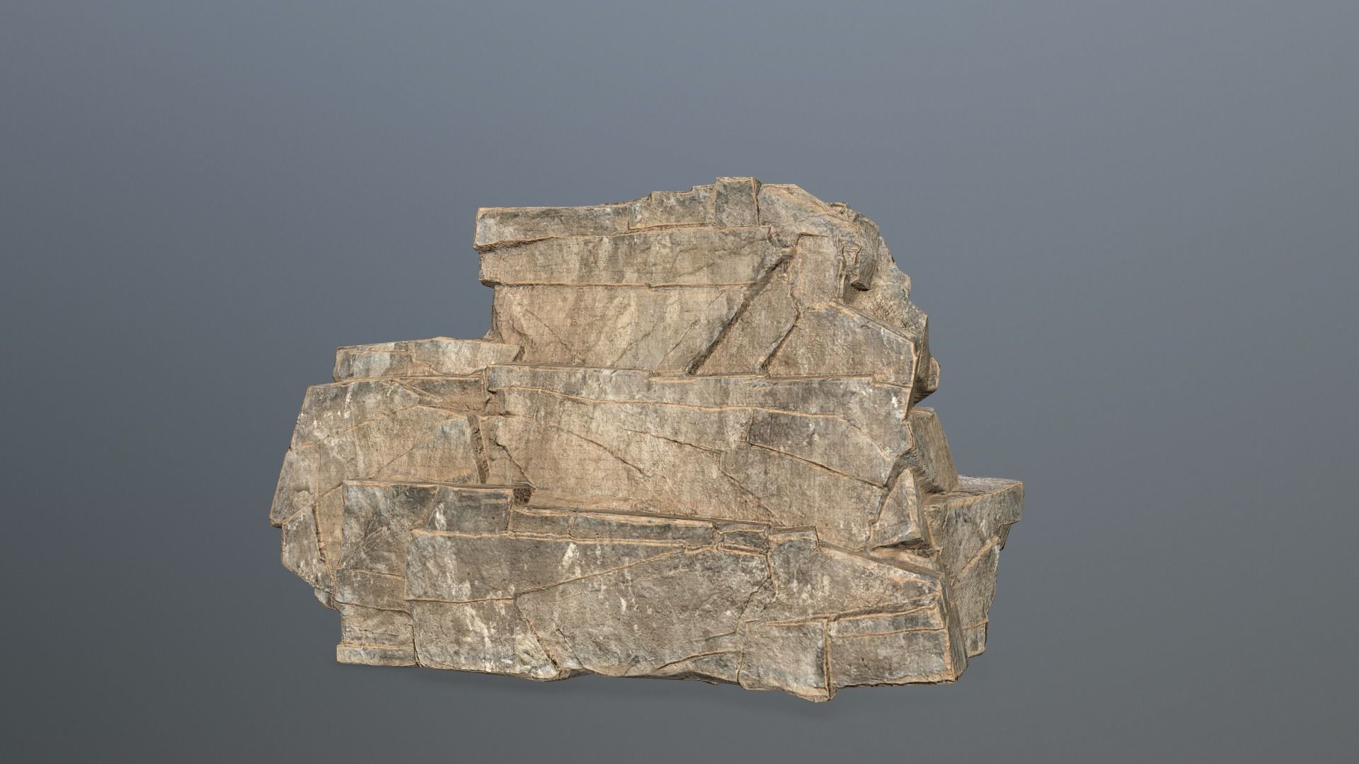 Rock Set Low-poly 3D model_20
