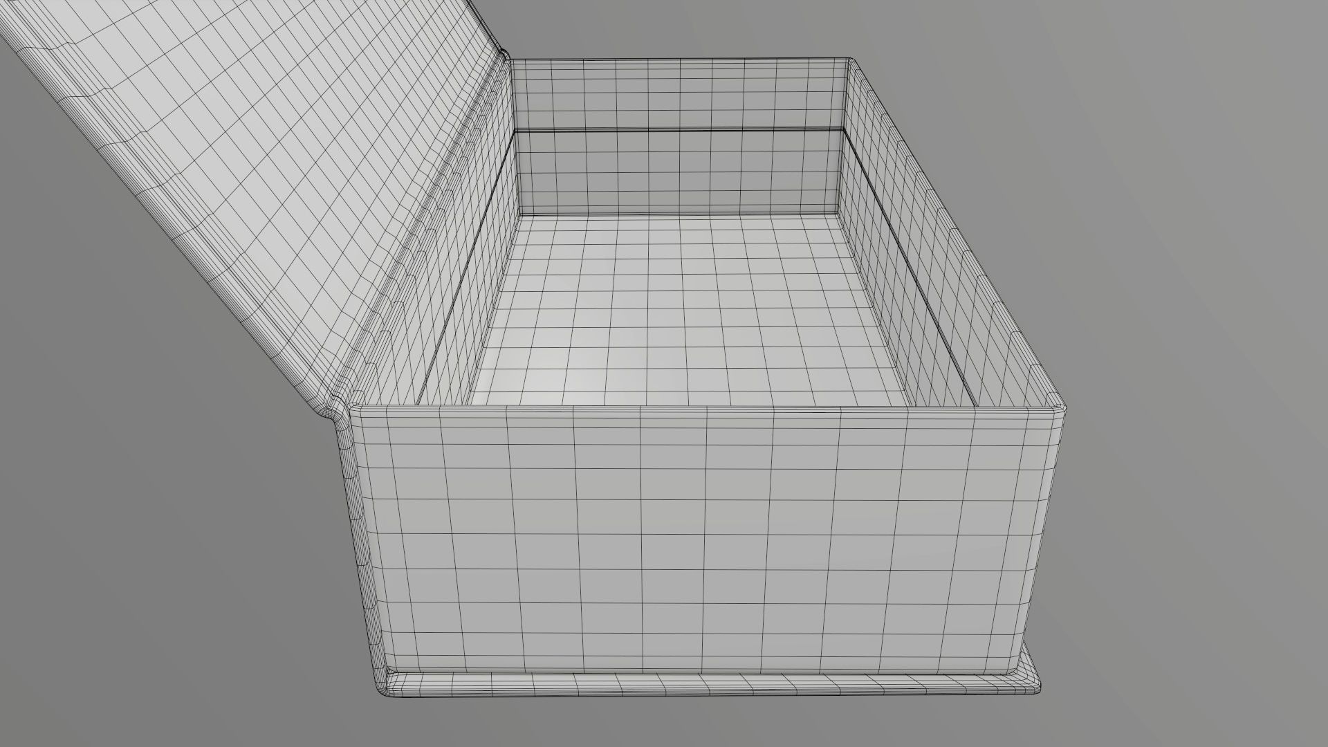 Magnetic open paper gift box 01 3D model_10