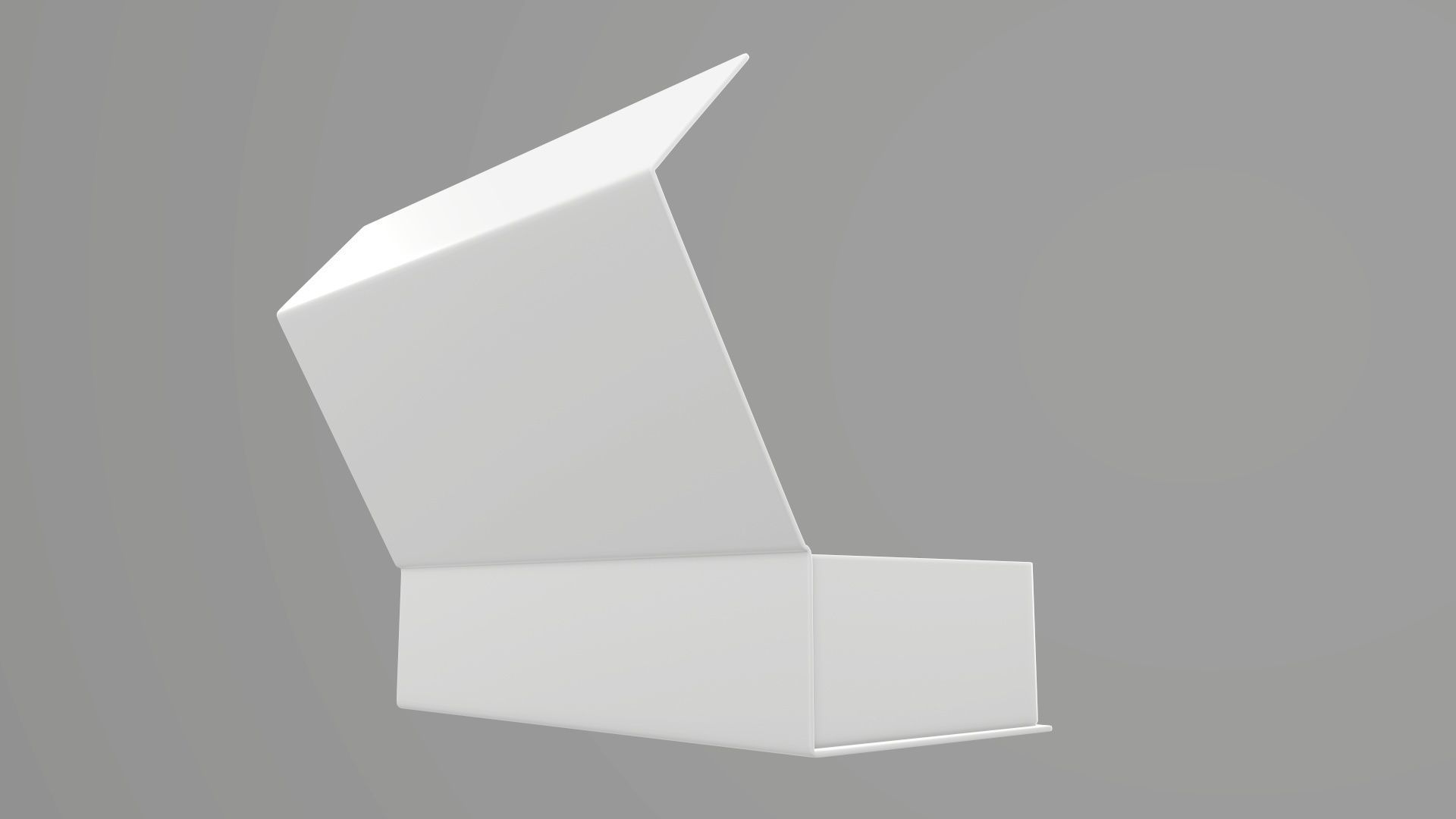 Magnetic open paper gift box 01 3D model_3