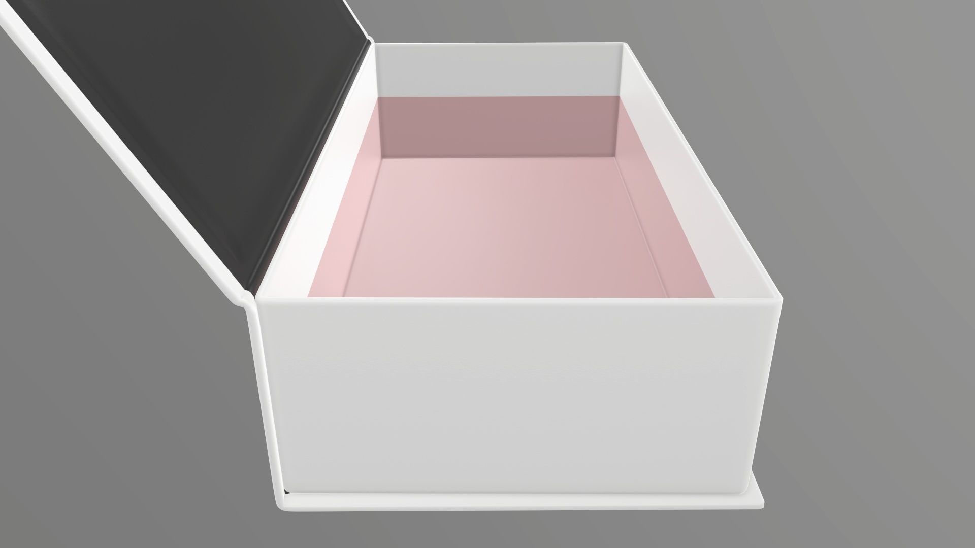 Magnetic open paper gift box 01 3D model_4