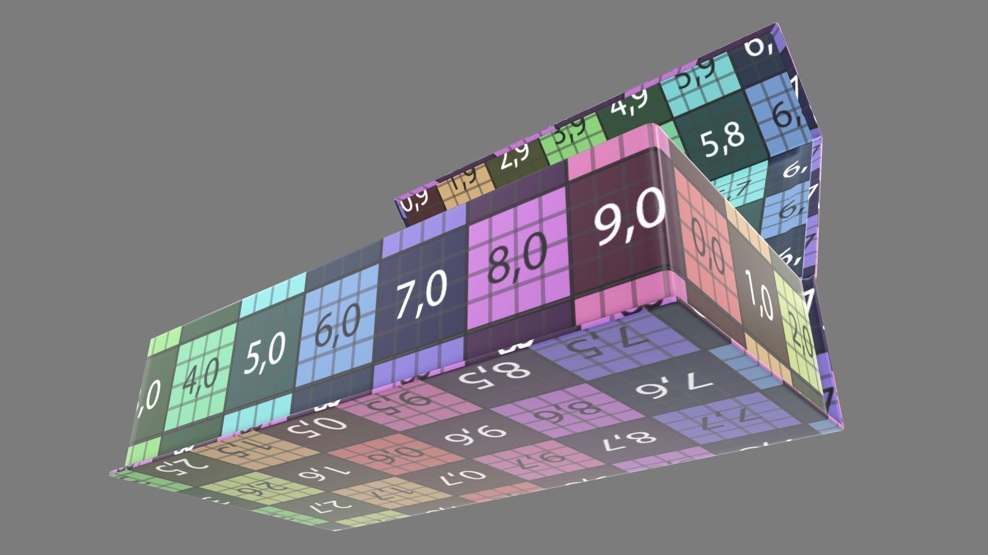 Magnetic open paper gift box 01 3D model_18