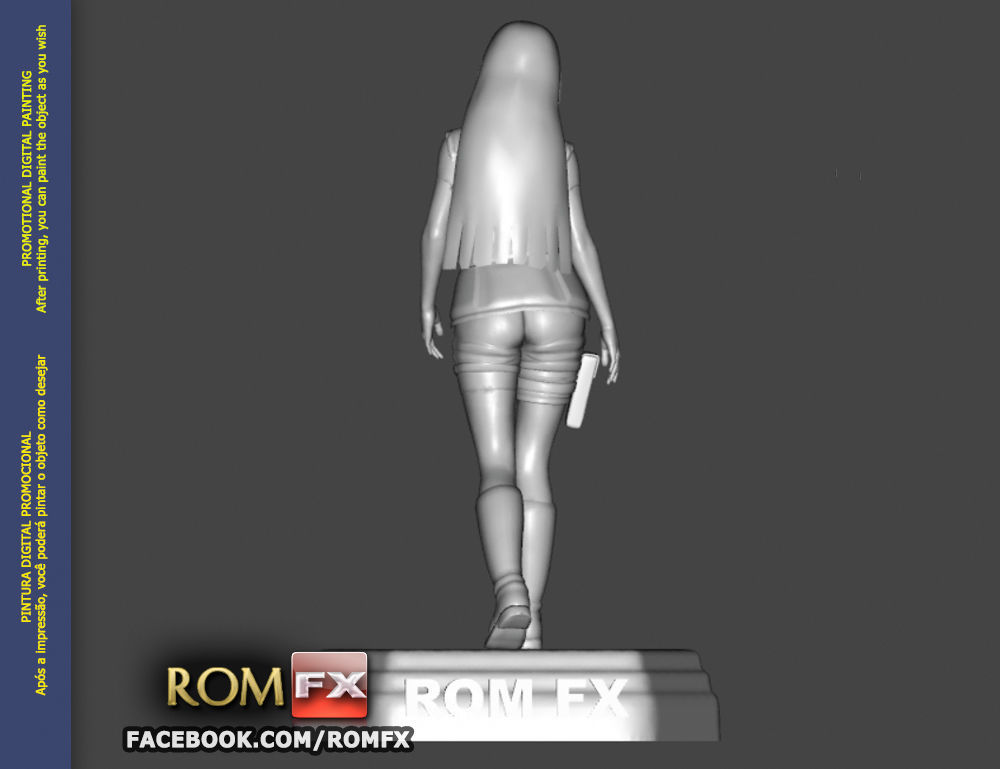  Hinata Hyuga - Naruto - Figure Printable 3D print model_5