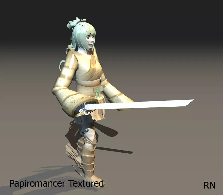 Alicia The Papiromancer Free 3D model_0