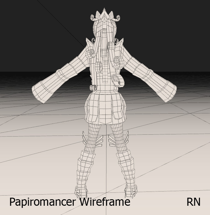 Alicia The Papiromancer Free 3D model_3