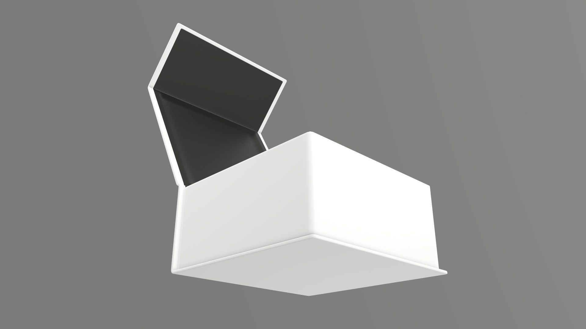 Magnetic open paper gift box 02 3D model_5