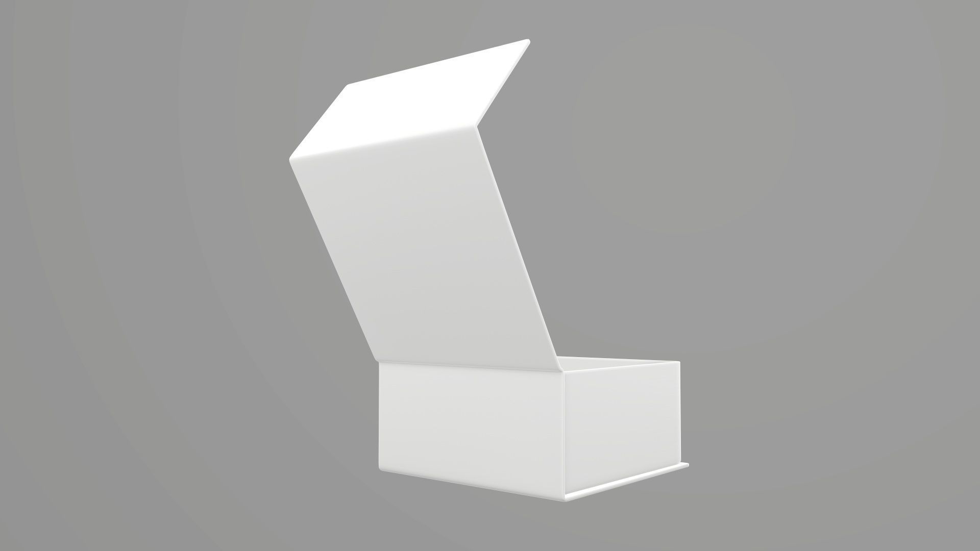 Magnetic open paper gift box 02 3D model_3