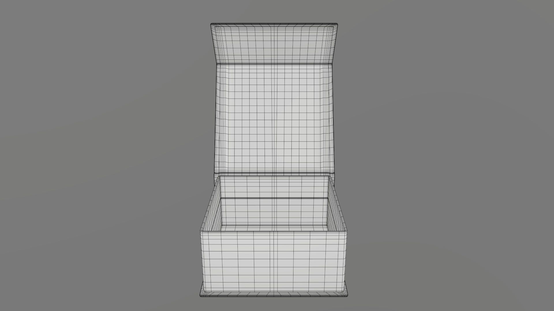 Magnetic open paper gift box 02 3D model_9