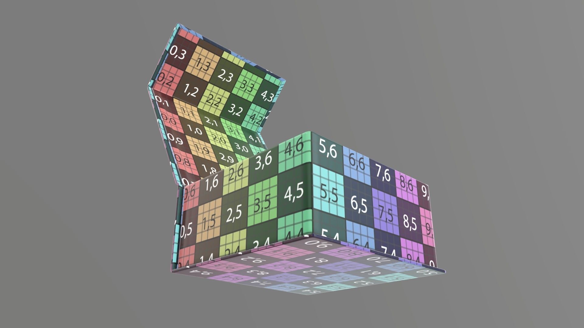 Magnetic open paper gift box 02 3D model_15