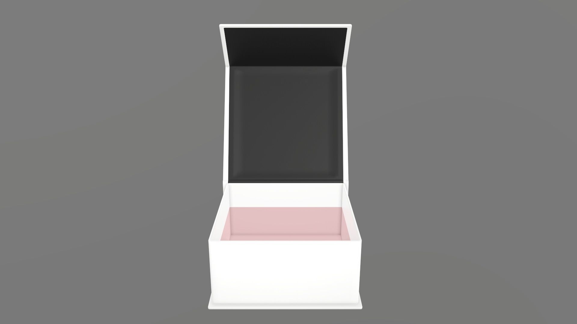 Magnetic open paper gift box 02 3D model_4