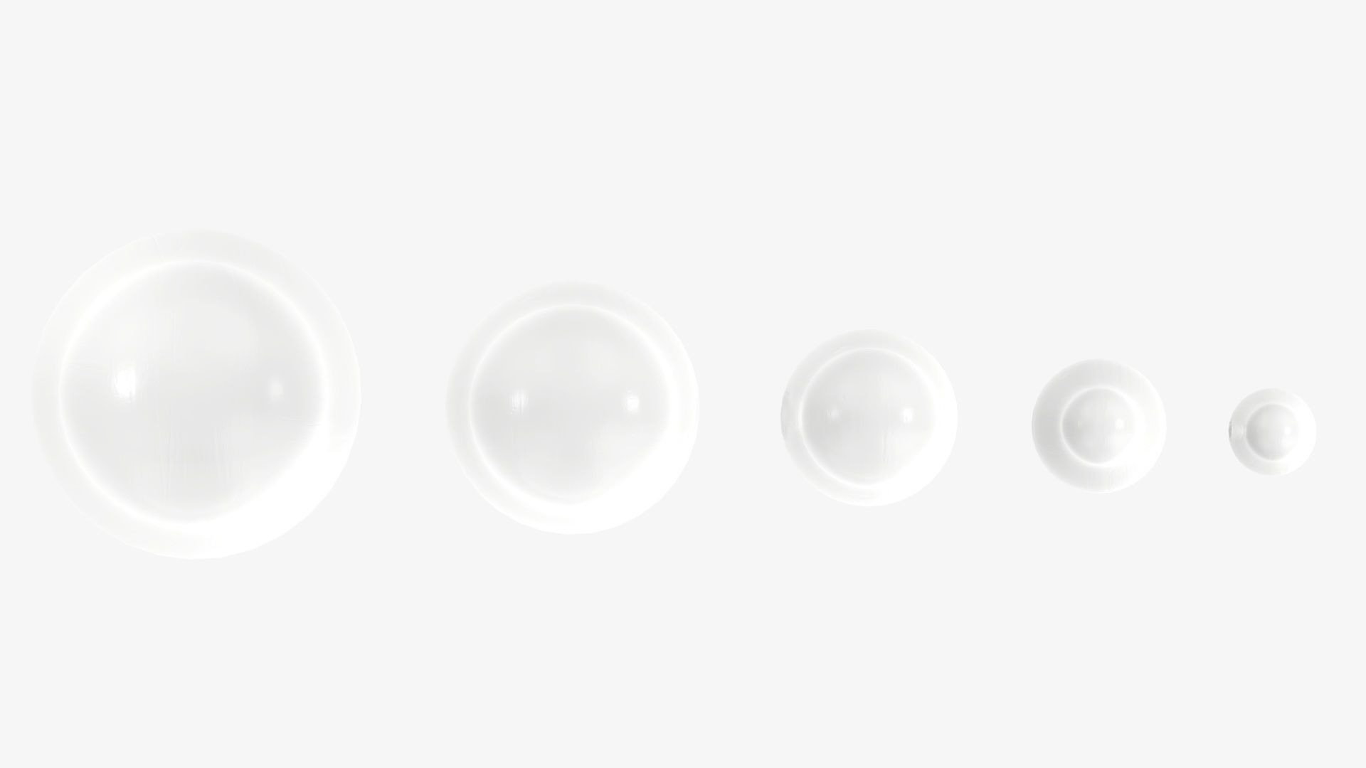 Nesting doll set Matryoshka mockup 3D model_5