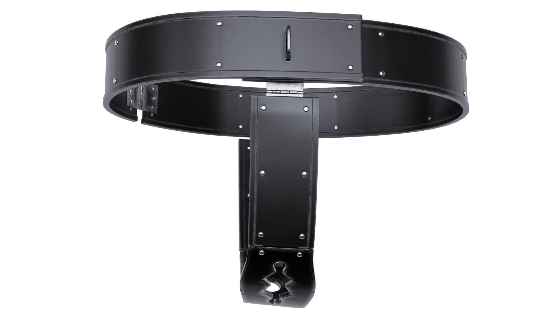 Female Chastity Belt 3D model_4
