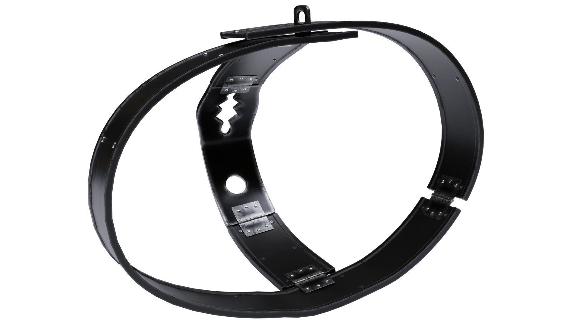 Female Chastity Belt 3D model_3