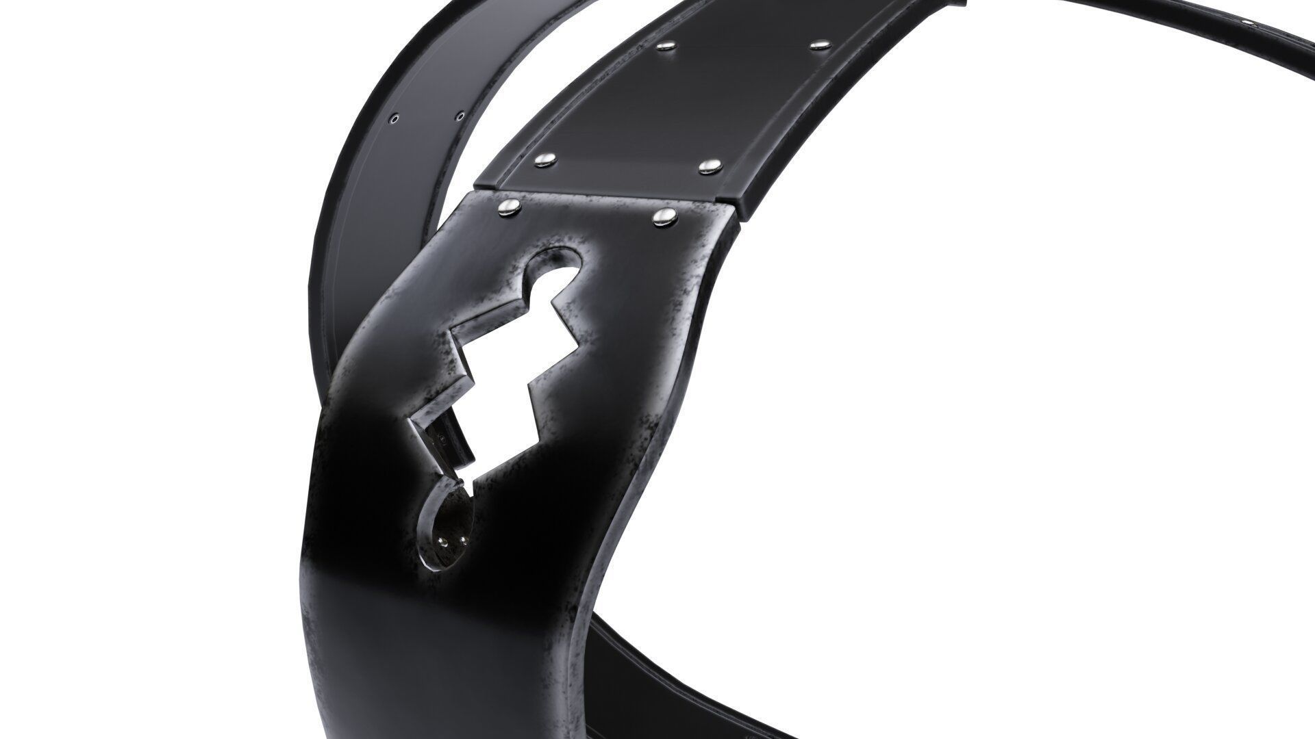 Female Chastity Belt 3D model_6