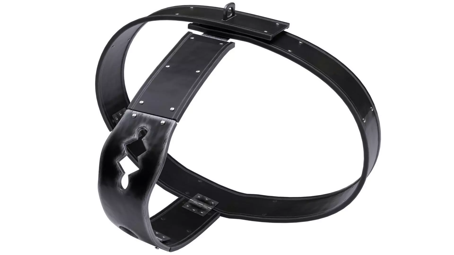 Female Chastity Belt 3D model_0