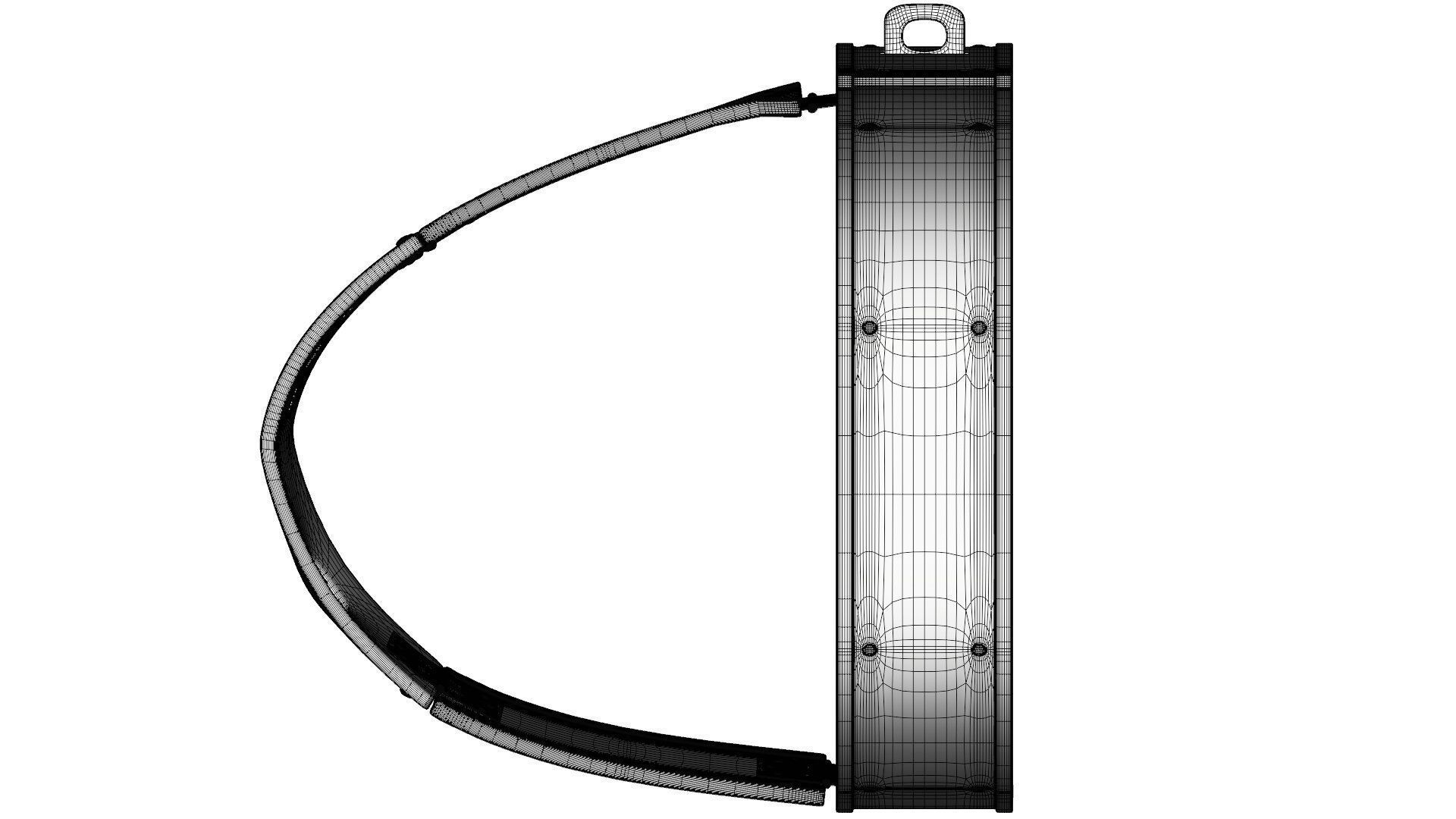 Female Chastity Belt 3D model_19