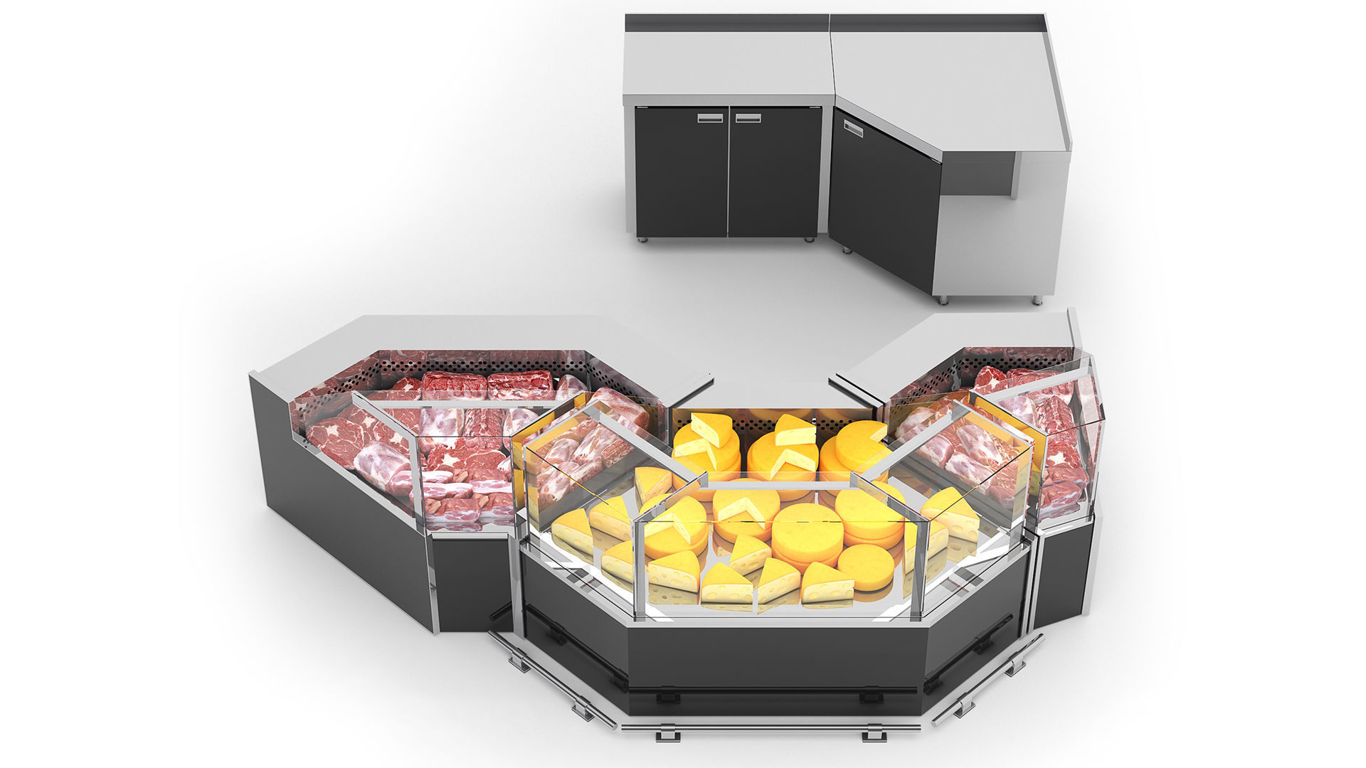 Refrigerated Display Cases 3D model_1