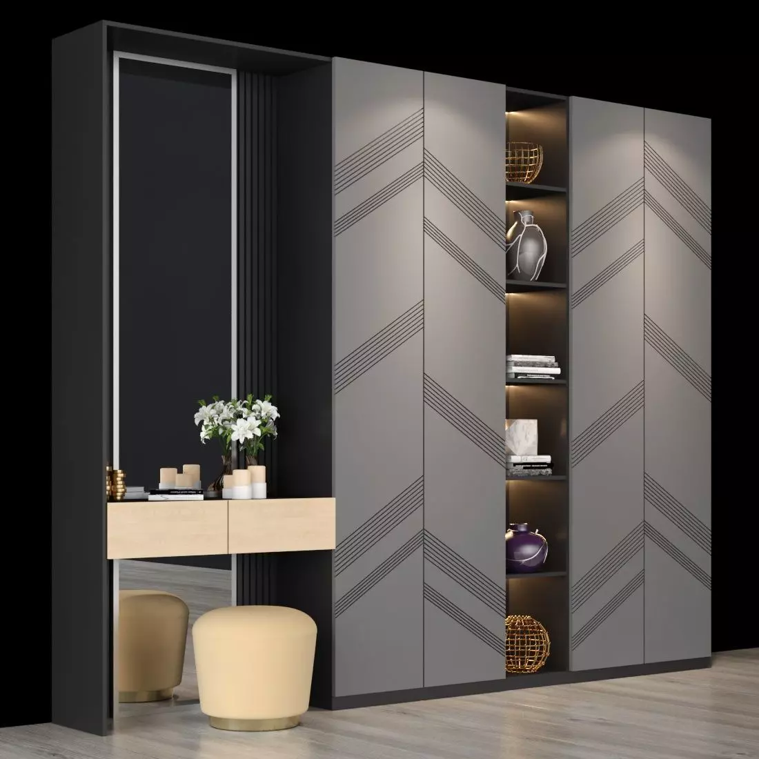 hall furniture 61 3D model