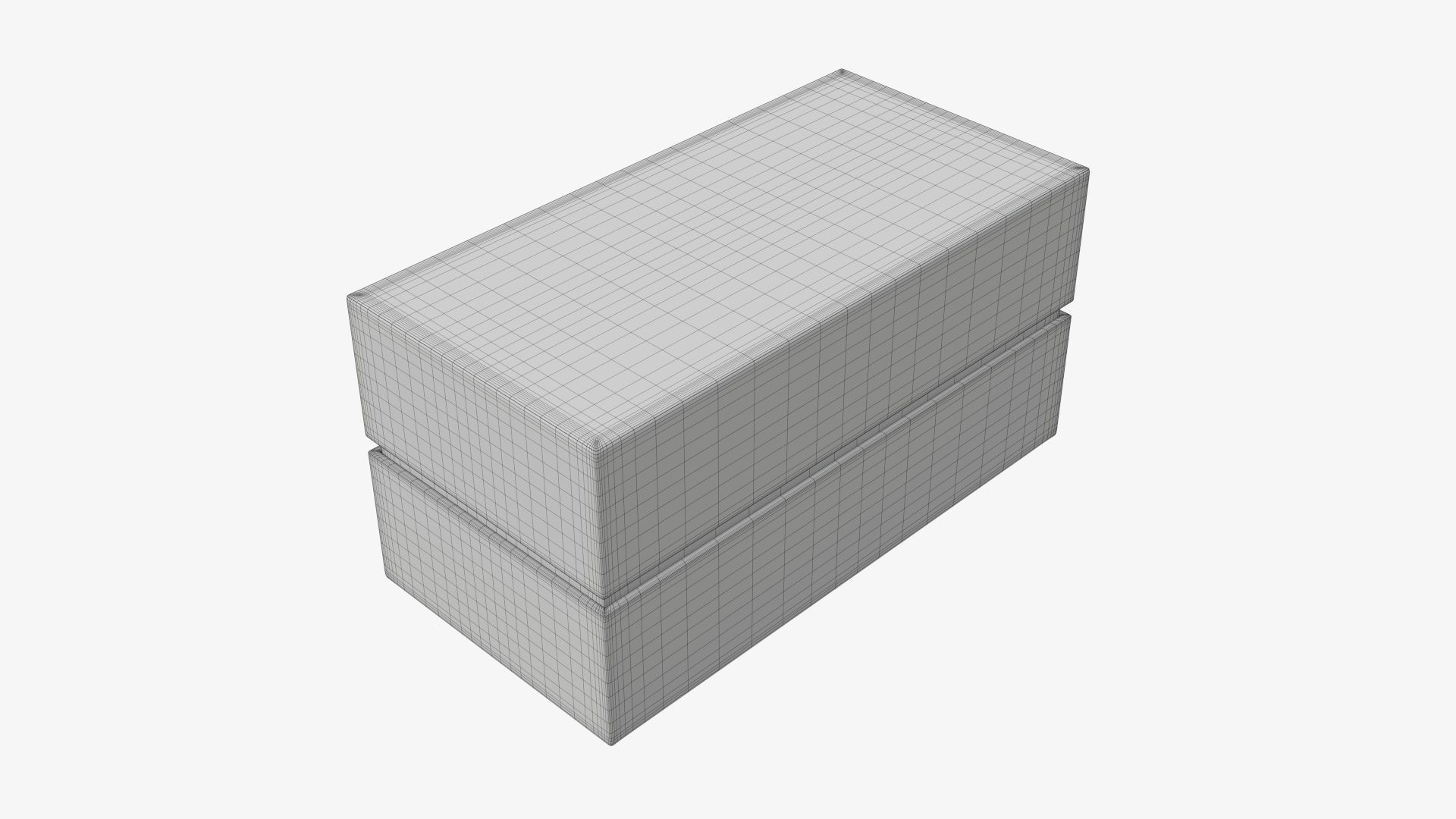 Cardboard gift box with strap mockup 01 3D model_7