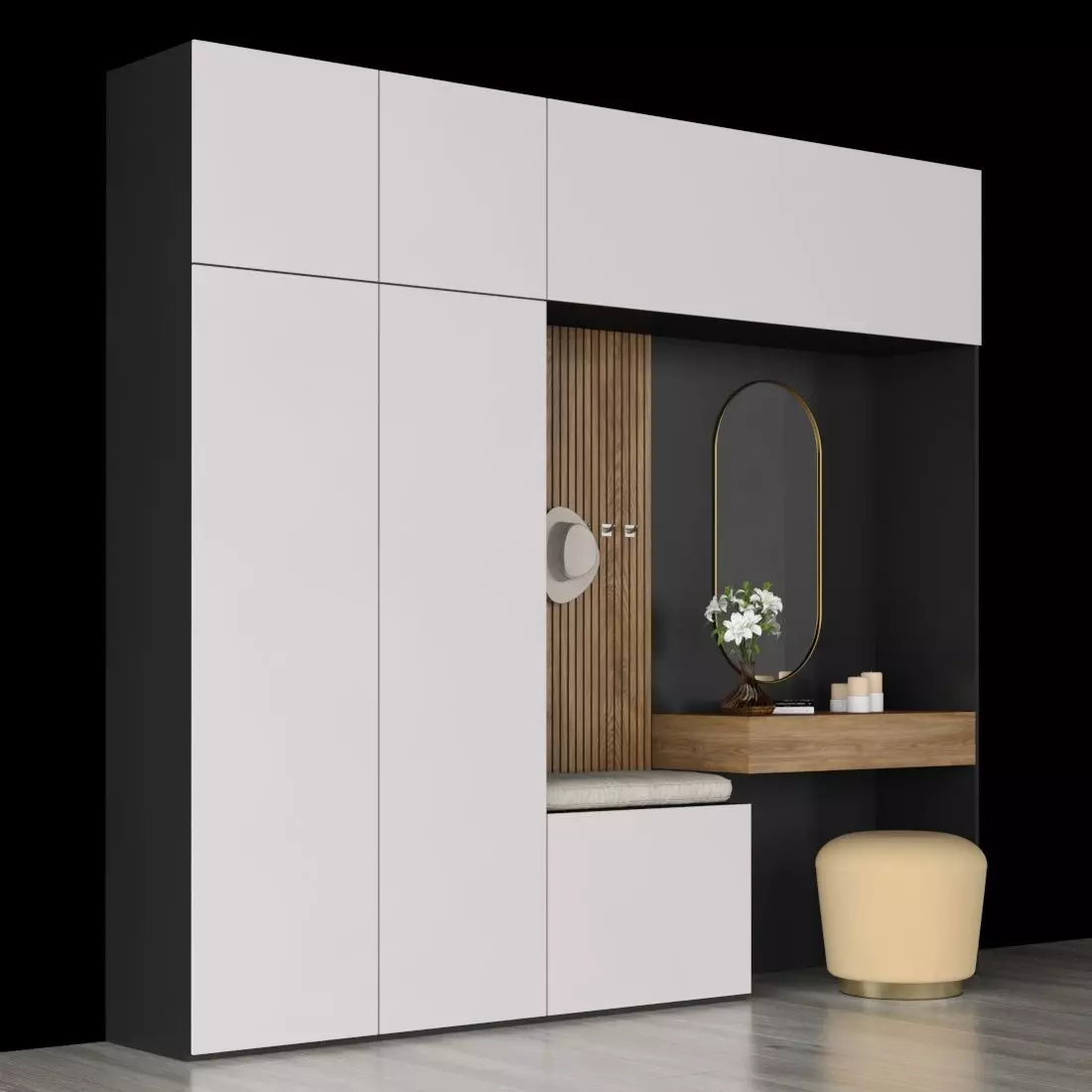 hall furniture 65 3D model