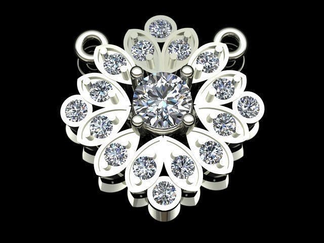 Diamond Necklace 3D print model