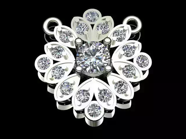 Diamond Necklace 3D print model