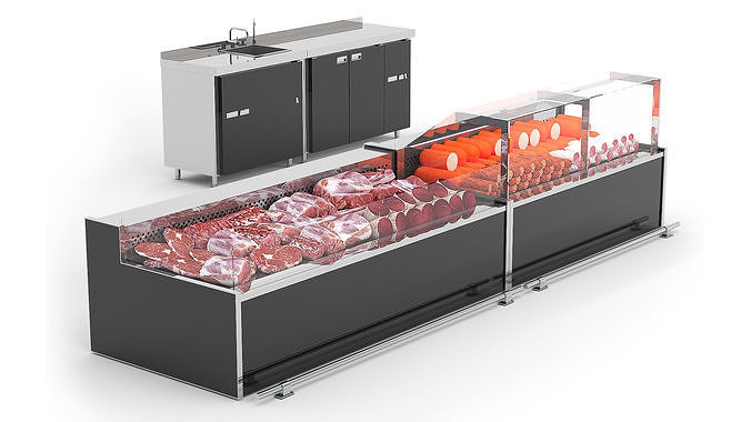 Refrigerated Display Cases  3D model