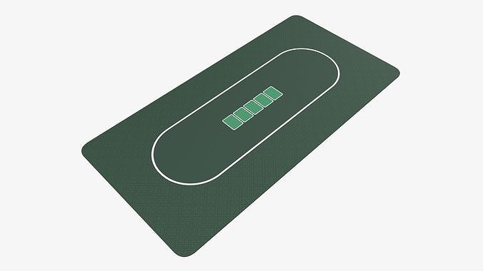 Playing cards table mat 3D model