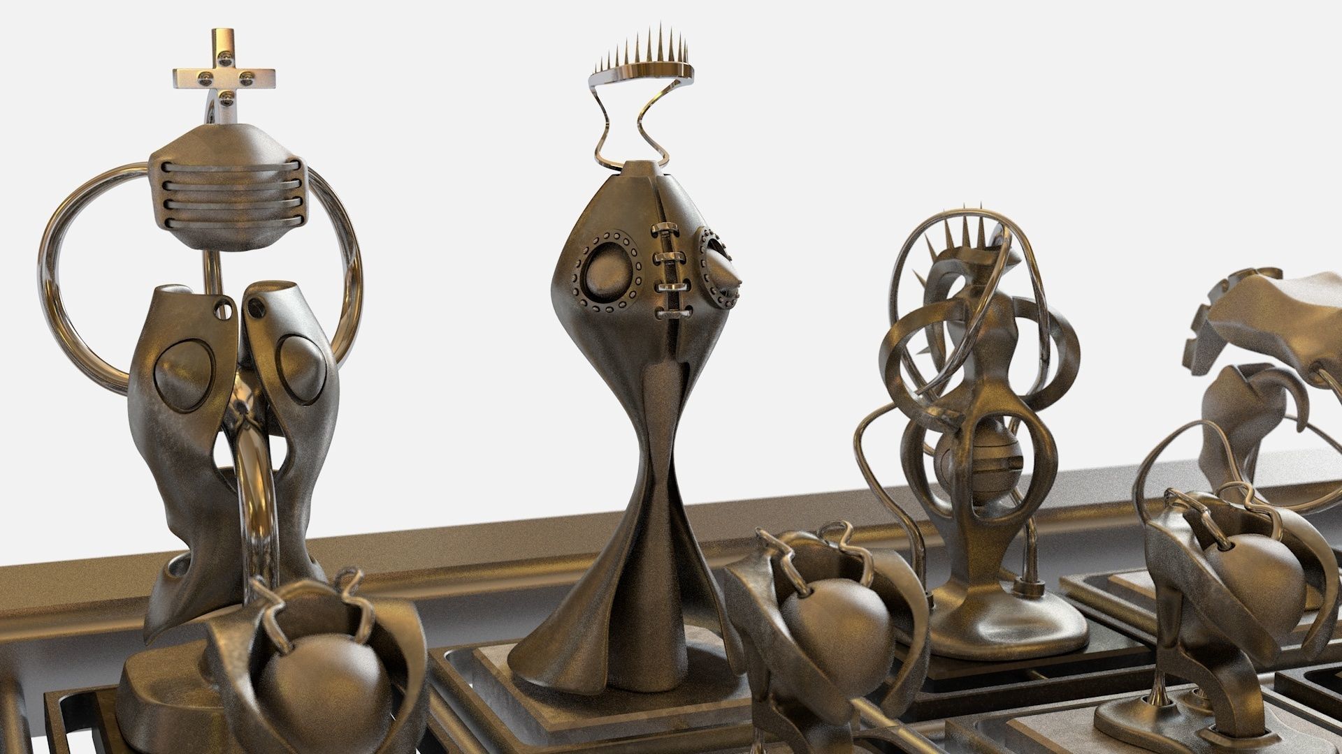 Chess Game 3D model_6