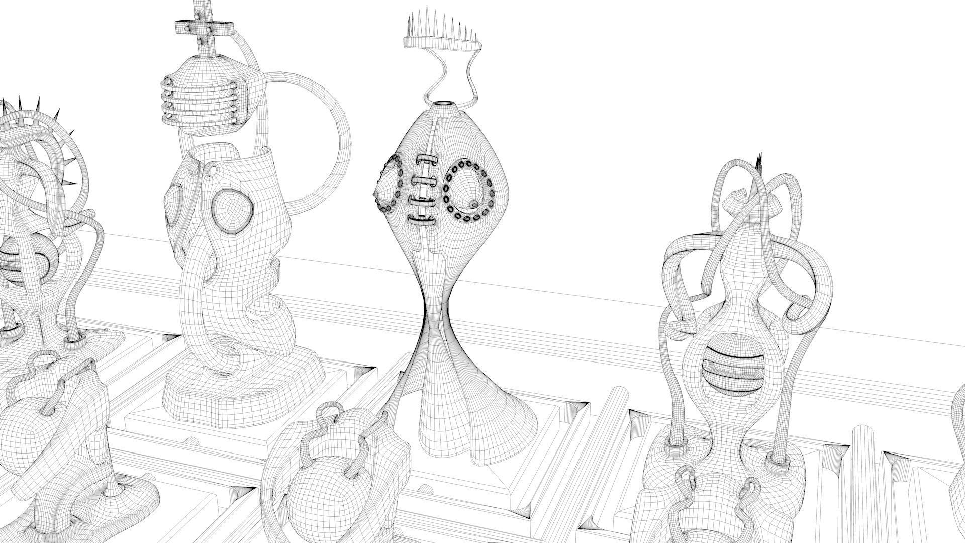 Chess Game 3D model_13