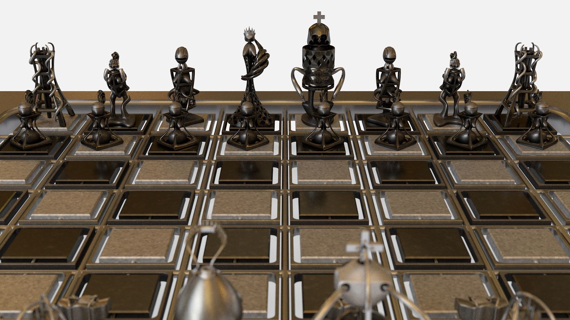 Chess Game 3D model_10