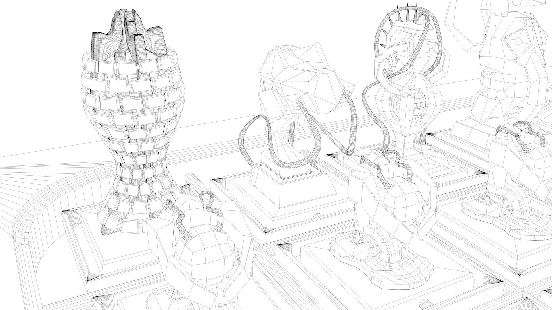 Chess Game 3D model_14