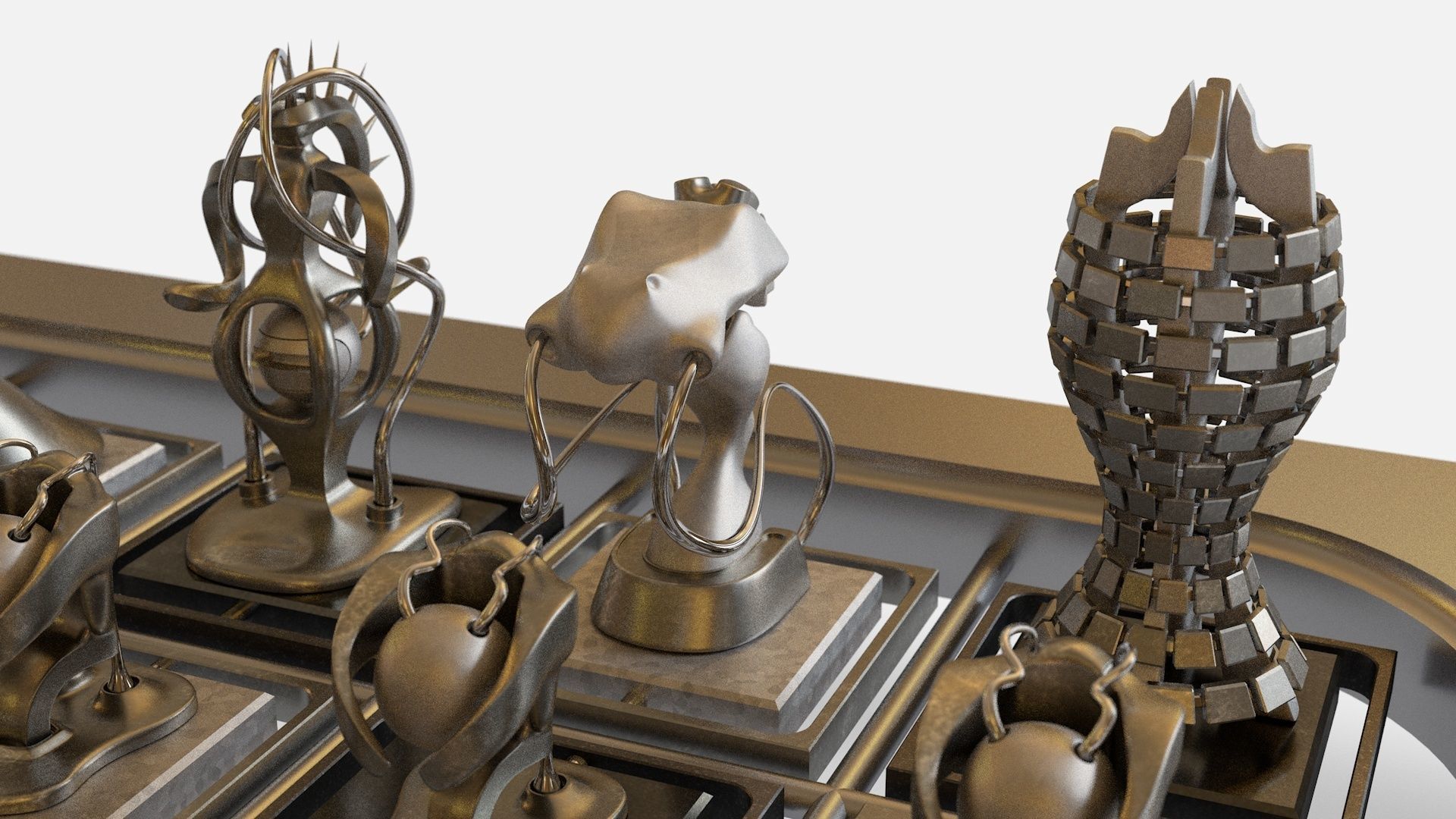 Chess Game 3D model_7